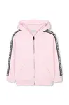 Dětská mikina Marc Jacobs růžová barva, s kapucí, s aplikací, W60438