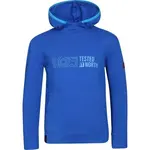 KILPI NORTHEN Chlapecká bavlněná mikina s kapucí, modrá, velikost