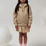 Dětská nepromokavá bunda Gosoaky BLUE BIRD béžová barva, 251.9.1.527