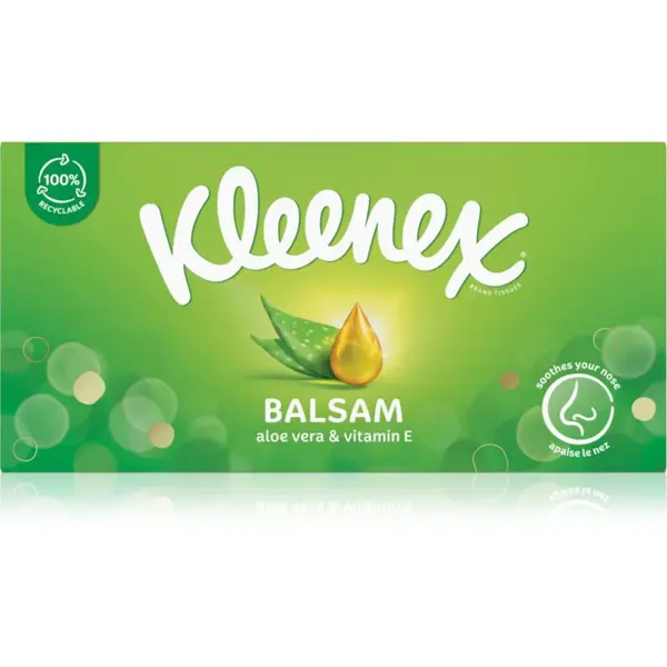 Kleenex Balsam Box papírové kapesníky 64 ks