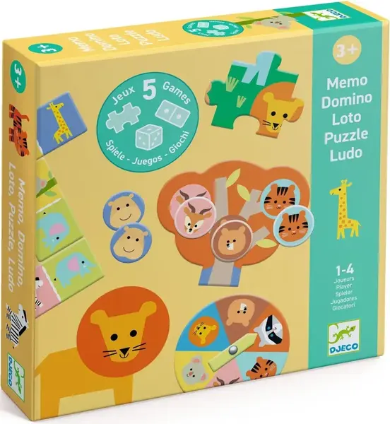 Sada 5 her - Zvířata v savaně