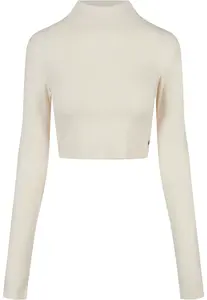 Women's Organic Long Sleeve Turtleneck - Cream