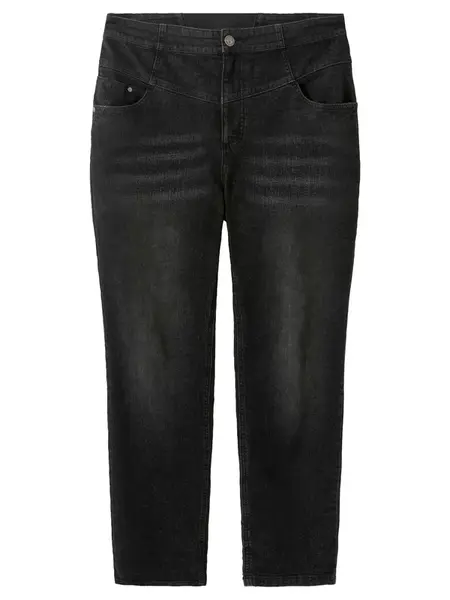 SHEEGO Džínsy  čierny denim
