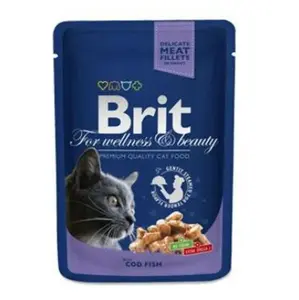 BRIT Premium Cat kapsa with Cod Fish 100 g