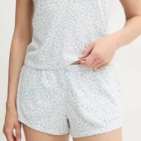 Pyžamové šortky Hollister Co. dámské, béžová barva, KI346-5035