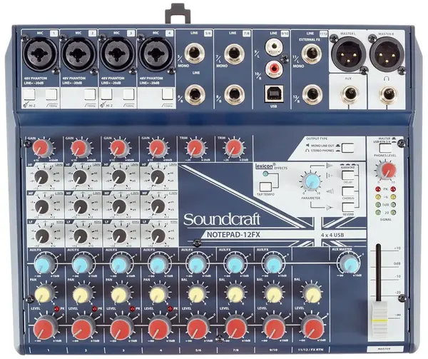 Soundcraft Notepad 12 FX (rozbalené)