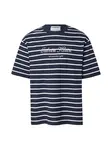 Calvin Klein Jeans Tričko  námornícka modrá / biela
