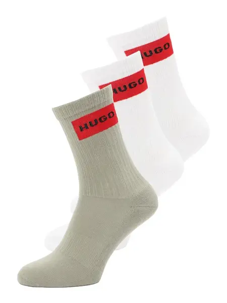 HUGO Ponožky  kaki / červená / čierna / biela