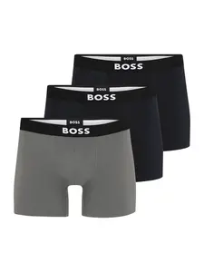 BOSS Boxerky  tmavomodrá / sivá / čierna / biela