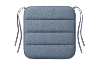 Podsedák na židli LINGE BLUE 37x37 cm, modrý