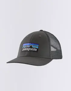 Patagonia P-6 Logo LoPro Trucker Hat Forge Grey