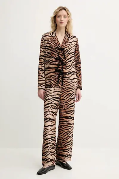 Pyžamo The Sleeper dámské, hnědá barva, BWSP03A003B