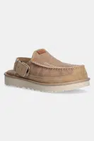 Semišové pantofle UGG Goldencoast Clog Regenerate pánské, béžová barva, 1169491-SAN