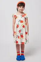 Dívčí šaty Bobo Choses Smiling bílá barva, mini, 125AC138