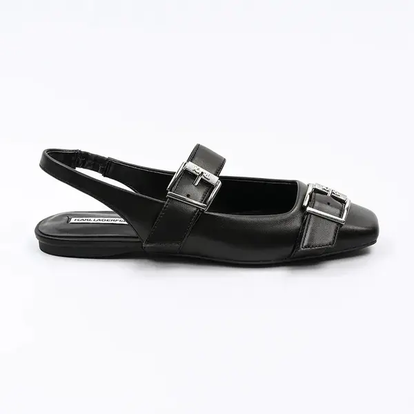 Kožené baleríny Karl Lagerfeld KONNIE