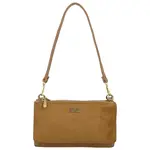 Stylová dámská semišová kabelka na rameno Amanda, hnědá