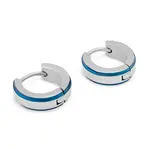 Troli Ocelové kruhové náušnice KS-147