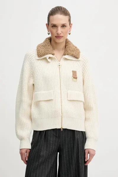 Kardigan s příměsí vlny Barbour Marla