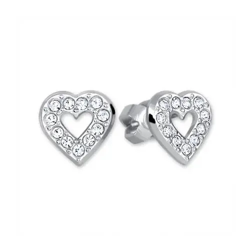 Soliter Stříbrné náušnice Srdce 438 001 00614 04