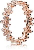 Pandora Bronzový sedmikráskový prsten 180934CZ 58 mm