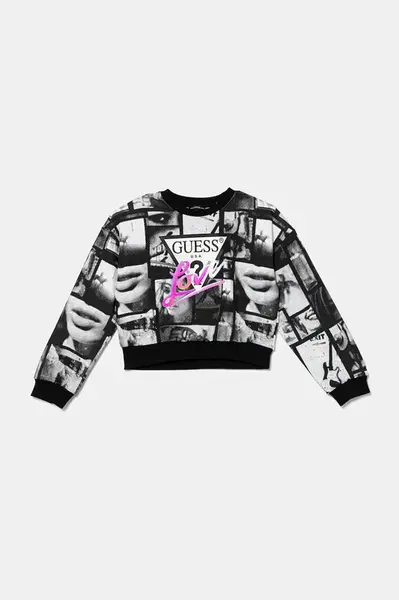 Dětská bavlněná mikina Guess