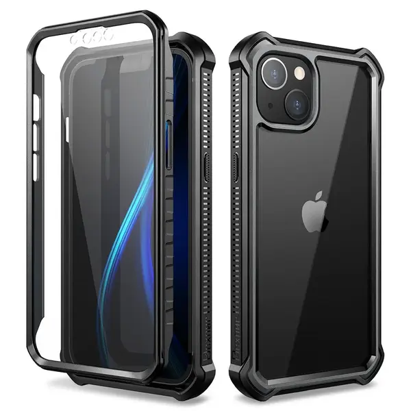 Dexnor 360 Clear obal iPhone 13, černý