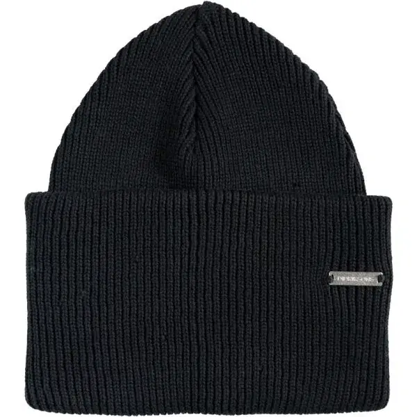 DIDRIKSONS RIVER BEANIE 3 Zateplená čepice, černá, velikost