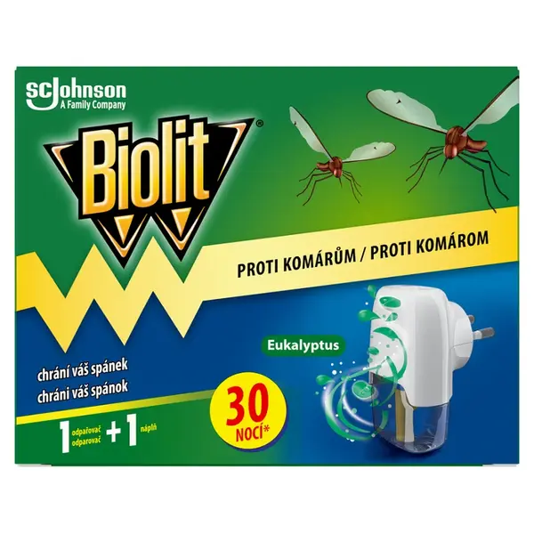 BIOLIT Eukalyptus elektrický odpařovač 30 nocí