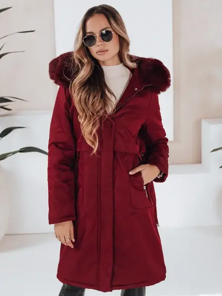 Dámská zimní parka FERNAYA bordó