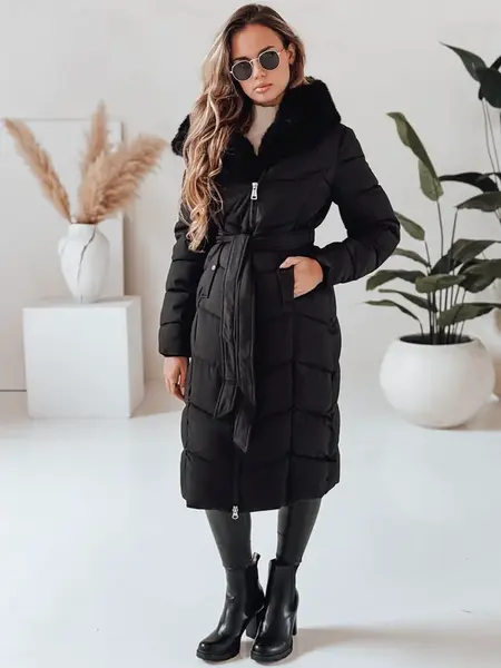 Dámska zimná bunda s kapucňou