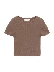 MANGO KIDS Tričko 'ORION'  hnedá