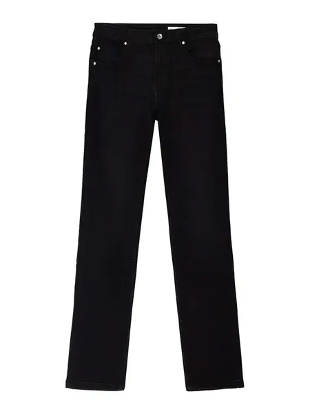 Bershka Džínsy  čierny denim