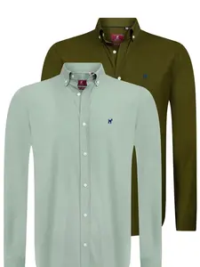 Williot Košeľa  námornícka modrá / zelená