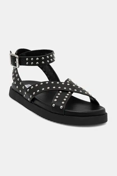 Kožené sandály Steve Madden My Bestie-S dámské, černá barva, SM11003786