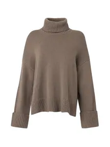 Samsøe Samsøe Sveter 'Sakeiku'  čokoládová