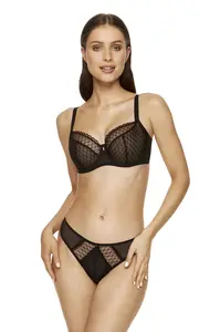 Černá podprsenka s krajkou