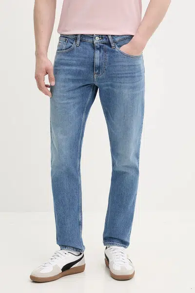Džíny Tommy Jeans pánské, modrá barva, DM0DM20987
