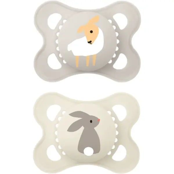 MAM Original 0+m dudlík Grey/ Beige 2 ks