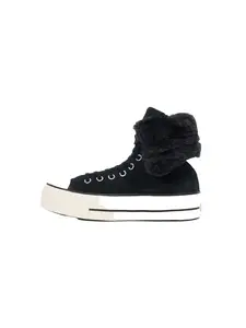 CONVERSE Členkové tenisky 'Ctas Fold Over'  čierna