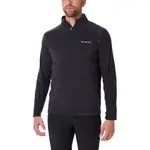 Columbia KLAMATH RANGE II HALF ZIP Pánska outdoorová mikina, čierna, veľkosť