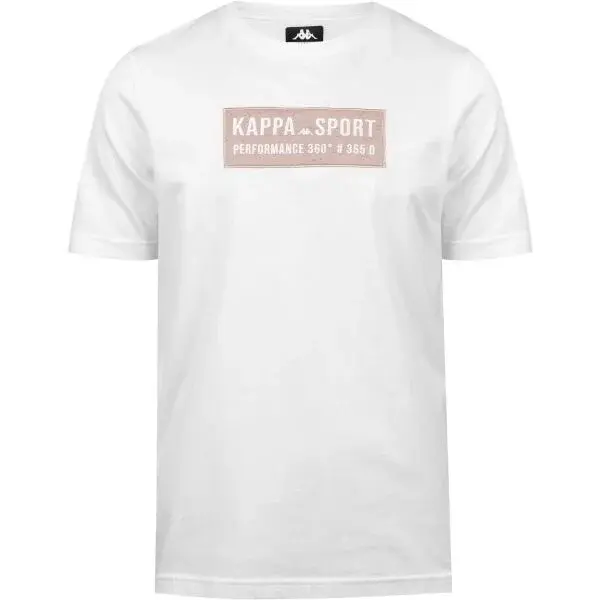 Kappa ERCOLAN 1 AR Pánské triko, bílá, velikost