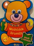 Veselá zvířátka Medvídek Brumla - Nalep a Vymaluj (Defekt)