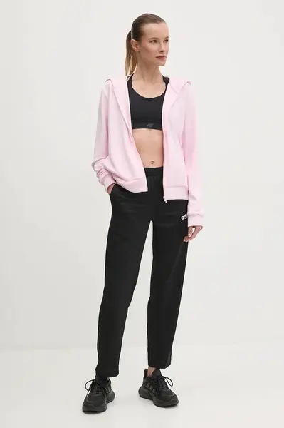 Tepláková souprava adidas LINEAR TS růžová barva, JD2702