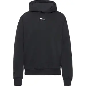 NIKE Športová mikina 'NPT'  čierna / biela
