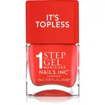 Nails Inc. It’s Topless gelový lak na nehty pro dlouhotrvající efekt odstín Jennifer 14 ml