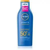 NIVEA SUN Protect & Moisture hydratačné mlieko na opaľovanie SPF 50+ 200 ml