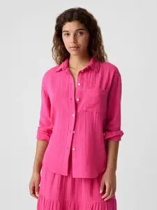 GAP Mušelínová košile oversize - Dámské