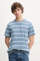 Bavlněné tričko Levi's SS ORIGINAL HM TEE modrá barva, 56605