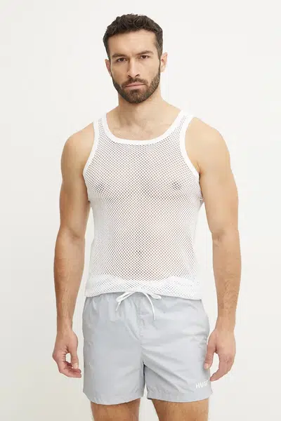 Top Resteröds Brynje grovmasket singlet bílá barva, 7302.1