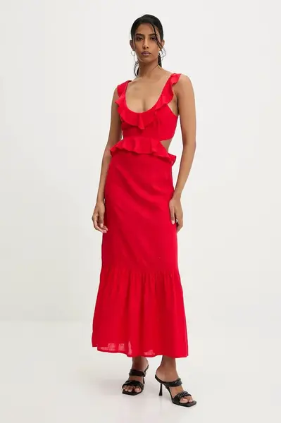 Lněné šaty Answear.LAB